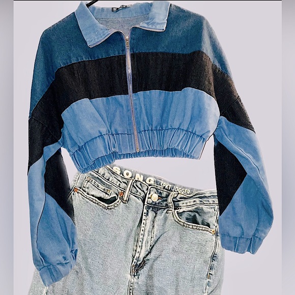 Cropped Jean Jacket - Picture 1 of 6